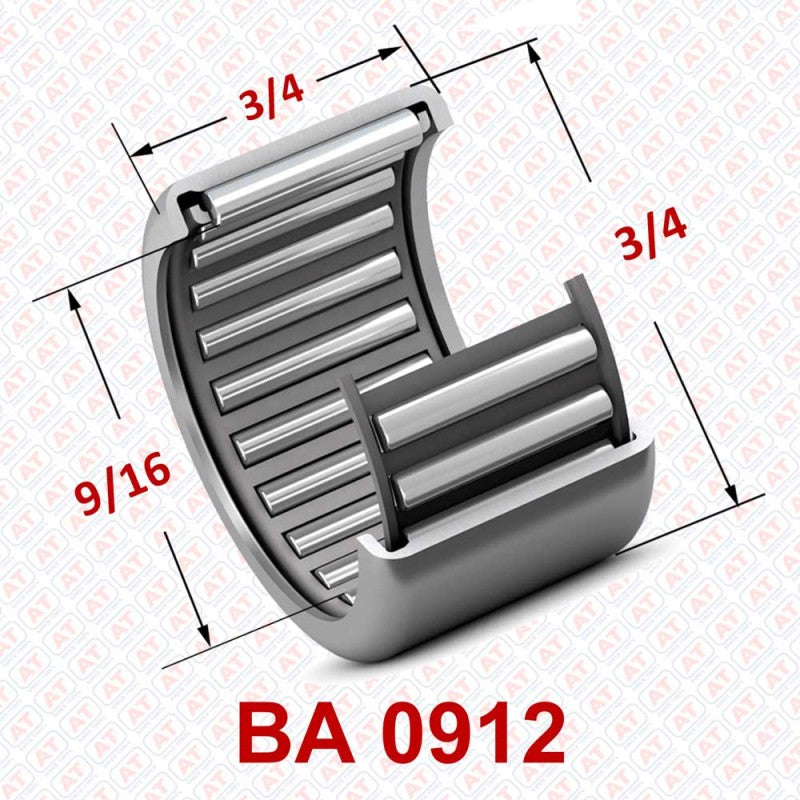 BA 0912 (SCE 912) - BA Series , Drawn Cup Bearings , Needle Roller Bearings | YFB | Abdul Traders