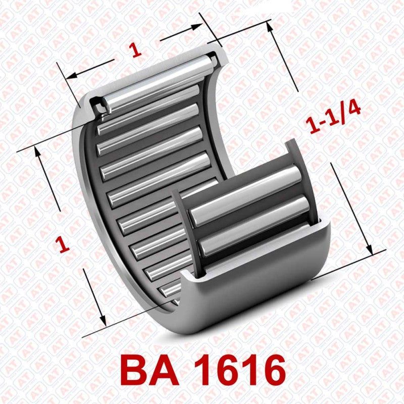 BA 1616 (SCE 1616) - BA Series , Drawn Cup Bearings , Needle Roller Bearings | YFB | Abdul Traders