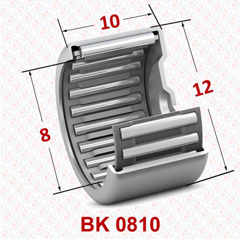 BK 0810 - BK Series , Drawn Cup Bearings , Needle Roller Bearings | YFB | Abdul Traders