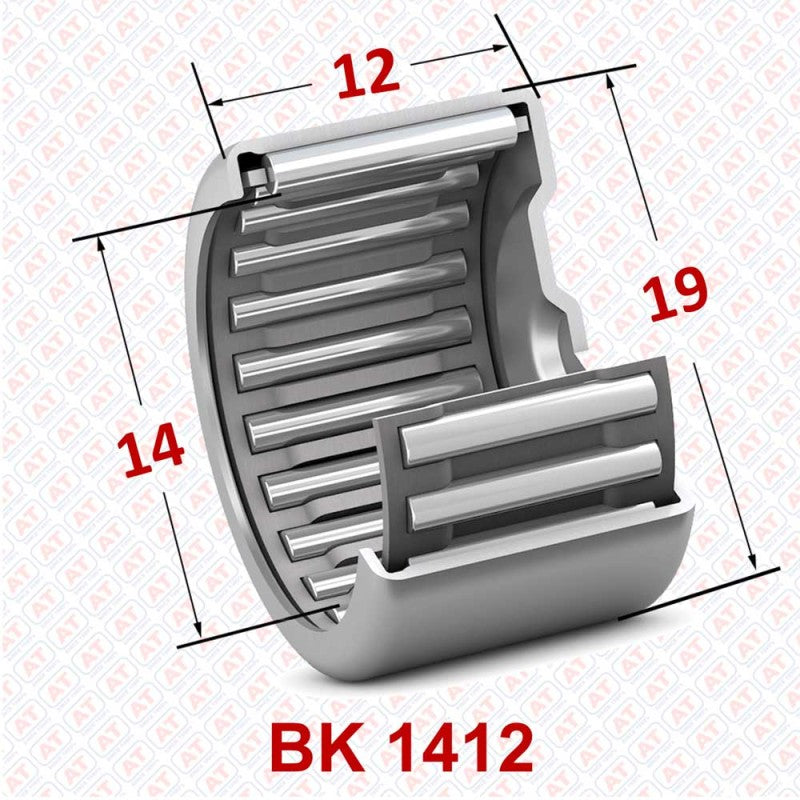 BK 1412 - BK Series , Drawn Cup Bearings , Needle Roller Bearings | YFB | Abdul Traders