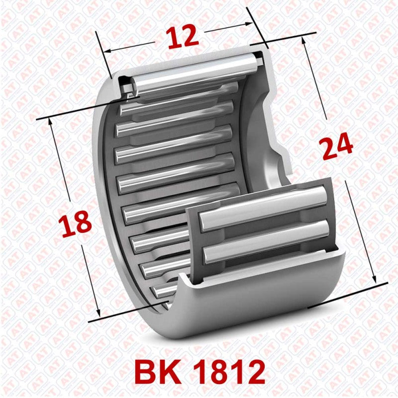 BK 1812 - BK Series , Drawn Cup Bearings , Needle Roller Bearings | YFB | Abdul Traders