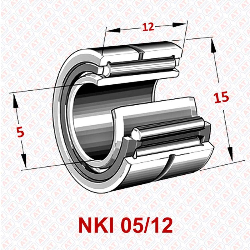 NKI 05/12 - NKI Series , Without IR Machined Bearings , Needle Roller Bearings | YFB | Abdul Traders
