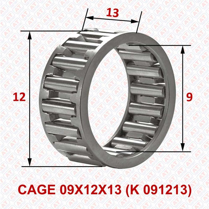 CAGE 09X12X13 (K 091213) - K Series , Needle Cage Assembly , Needle Roller Bearings | YFB | Abdul Traders