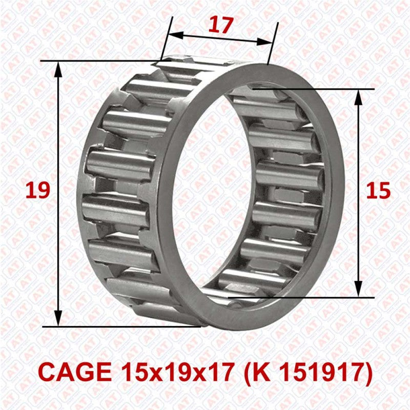 CAGE 15x19x17 (K 151917) - K Series , Needle Cage Assembly , Needle Roller Bearings | YFB | Abdul Traders