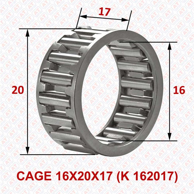 CAGE 16X20X17 (K 162017) - K Series , Needle Cage Assembly , Needle Roller Bearings | YFB | Abdul Traders