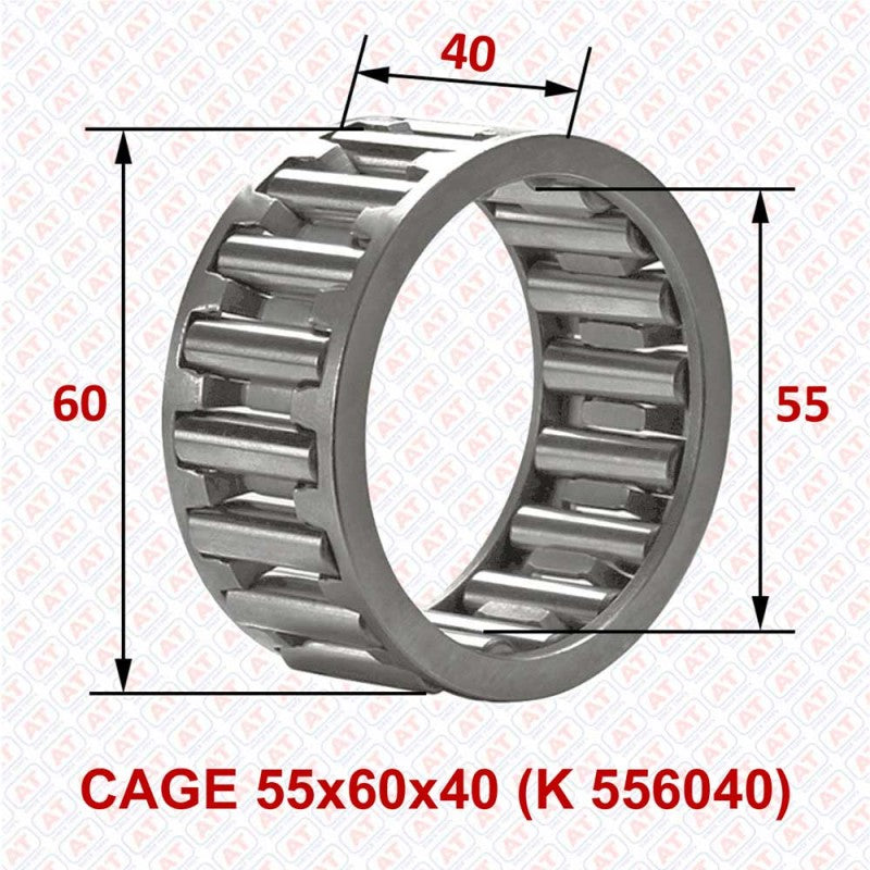 CAGE 55x60x40 (K 556040) - K Series , Needle Cage Assembly , Needle Roller Bearings | YFB | Abdul Traders